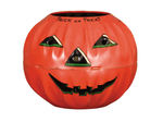 "TRICK OR TREAT" JACK-O-LANTERN TIN LANTERN.