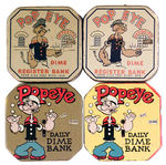 "POPEYE  DIME REGISTER BANK" LOT.