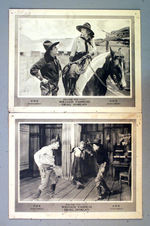 CHARLES "BUCK" JONES/WILLIAM FARNUM LOBBY CARD LOT.