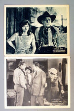 CHARLES "BUCK" JONES/WILLIAM FARNUM LOBBY CARD LOT.