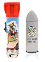 "LONE RANGER SIGNAL SIREN" BOXED FLASHLIGHT.