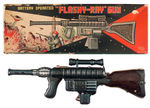 BOXED “FLASHY-RAY GUN.”