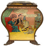 “THE NEWLYWED DELICIOUS CHOCOLATE BON BONS” CANDY TIN.