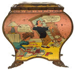 “THE NEWLYWED DELICIOUS CHOCOLATE BON BONS” CANDY TIN.