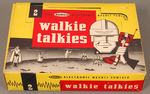 "REMCO ELECTRONIC MAGNET POWERED WALKIE TALKIES."