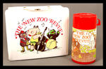 "THE NEW ZOO REVUE" VINYL LUNCHBOX WITH THERMOS WITH ORIGINAL TAG.