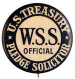 WAR SAVINGS SOLICITORS BADGE.