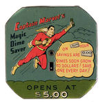 CAPTAIN MARVEL "MAGIC DIME SAVER" BANK VARIETY.