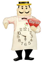 SWIFT'S "MARTY MAYROSE" FIGURAL CLOCK.