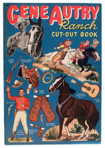 "GENE AUTRY RANCH CUT-OUT BOOK."