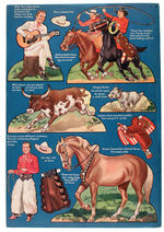 "GENE AUTRY RANCH CUT-OUT BOOK."