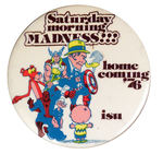 MULTI-CHARACTER "ISU" 1976 HOMECOMING BUTTON.