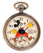 "MICKEY MOUSE INGERSOLL" FIRST ENGLISH POCKETWATCH.