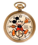 "MICKEY MOUSE" SECOND VERSION ENGLISH POCKEWATCH BY INGERSOLL.