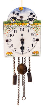 RARE MICKEY MOUSE GERMAN CLOCK.