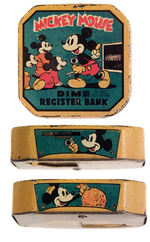 "MICKEY MOUSE DIME REGISTER BANK."