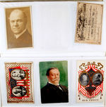COLLECTION OF 122 CAMPAIGN, PRESIDENTIAL, CAUSES AND ISSUES POSTCARDS FROM 1901 THROUGH 1948.