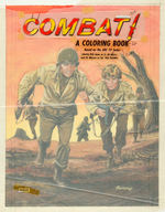 “COMBAT!” COLORING BOOK ORIGINAL COVER ART.