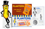 "PLANTERS MR. PEANUT" 11 PIECE EPHEMERA/MERCHANDISE LOT.