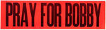 ROBERT KENNEDY BUMPER STICKER MADE POST-SHOOTING BUT BEFORE HIS DEATH.