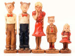 BLONDIE/DAGWOOD FIGURES BY MULTIPRODUCTS.