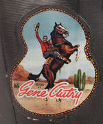 "GENE AUTRY" RUBBER CHILD'S BOOTS BOXED.