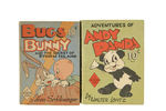 BUGS BUNNY/ANDY PANDA FAST ACTION BOOK PAIR.