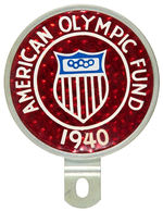 “AMERICAN OLYMPIC FUND 1940” CAR LICENSE ATTACHMENT.