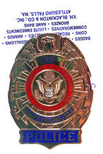 CLINTON 1997 T.V.A. POLICE INAUGURAL BADGE.