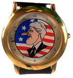 BILL CLINTON 'PINOCCHIO' NOSE GROWING SATIRICAL WATCH.