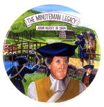 JOHN KERRY "THE MINUTEMAN LEGACY" BRIAN CAMPBELL LIMITED EDITION BUTTON.