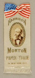 GORGEOUS REAL PHOTO HARRISON "PAPER TRADE" NYC RIBBON BY WHITEHEAD AND CLARK.