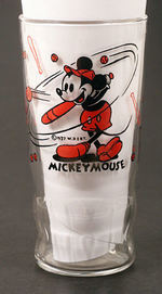 "MICKEY MOUSE" RARE ATHLETIC SERIES GLASS.