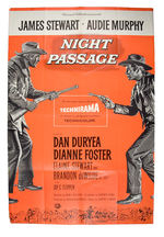 "NIGHT PASSAGE" MOVIE POSTER/MAILER.