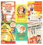 “RADIO ORPHAN ANNIE’S SECRET SOCIETY” MANUAL NEAR SET.