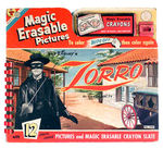 "ZORRO MAGIC ERASABLE PICTURES."