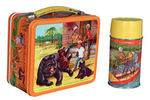 "GENTLE BEN" METAL LUNCHBOX WITH THERMOS.