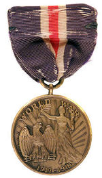 "STATE OF CONNECTICUT" WWI AWARD BADGE.