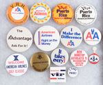 "AMERICAN AIRLINES" BUTTON LOT.