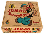 "JUMBO POPEYE POPS" COUNTERTOP DISPLAY BOX.