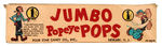 "JUMBO POPEYE POPS" COUNTERTOP DISPLAY BOX.