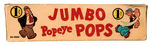 "JUMBO POPEYE POPS" COUNTERTOP DISPLAY BOX.