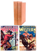 "MASKED RIDER WESTERN MAGAZINE" BOUND VOLUMES