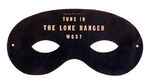 "TUNE IN THE LONE RANGER WGST" RADIO STATION PAPER MASK.