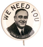 FDR "WE NEED YOU."