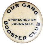 "OUR GANG" RARE 1930s CLUB BUTTON.