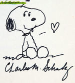 CHARLES SCHULZ SIGNED COPY OF “THE SNOOPY FESTIVAL” BOOK WITH SNOOPY SKETCH.