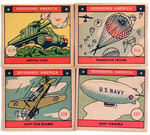 "DEFENDING AMERICA" STRIP CARD SET.