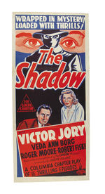 "THE SHADOW" SERIAL INSERT POSTER.