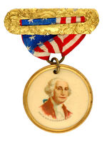 WASHINGTON RIBBON BADGE c. 1907.